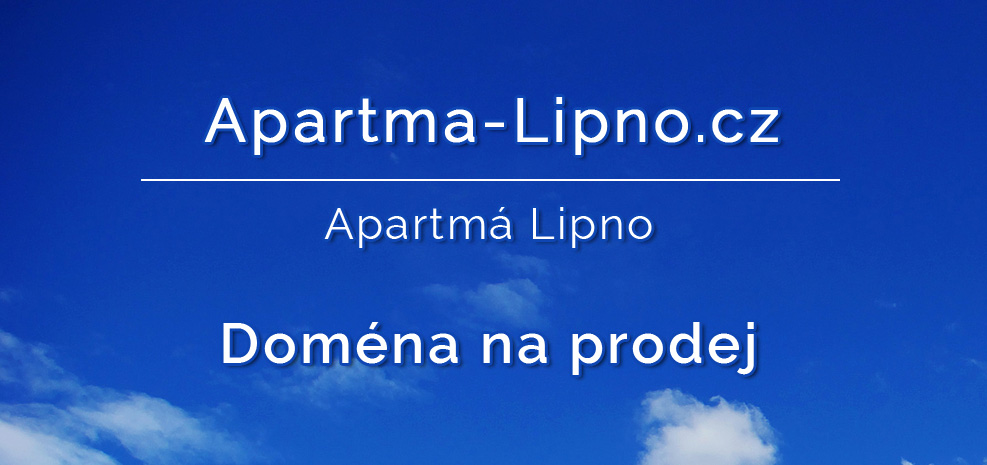 Apartma-Lipno.cz - Apartmá Lipno - doména na prodej